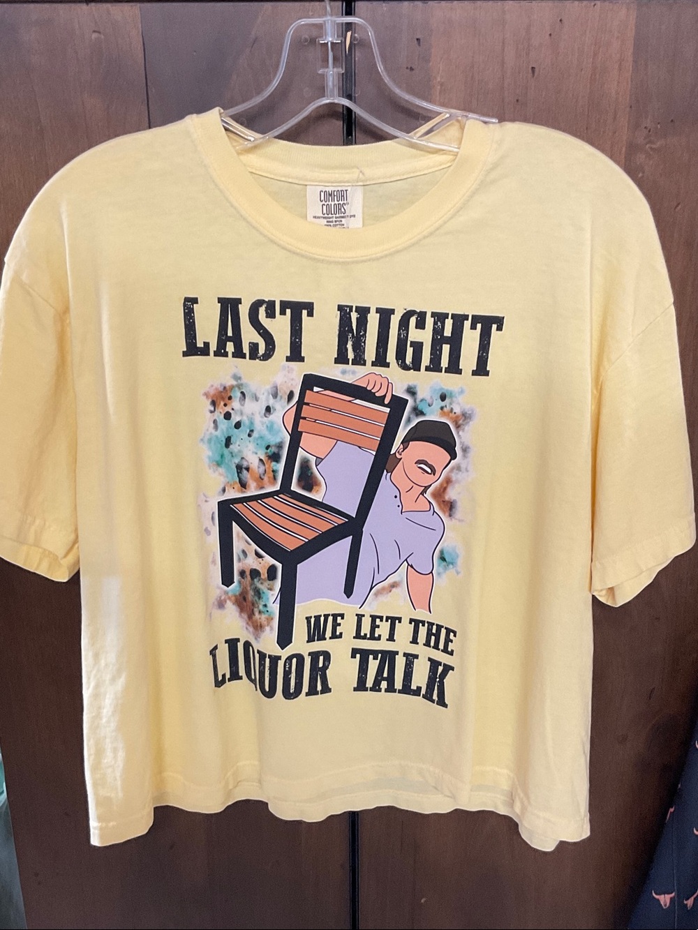 Comfort Colors Morgan Wallen Yellow Graphic Tee